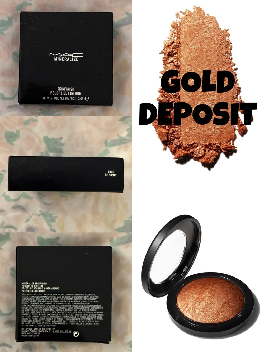 MAC Cosmetics Mineralize Skinfinish - 0.35 oz, Gold Deposit